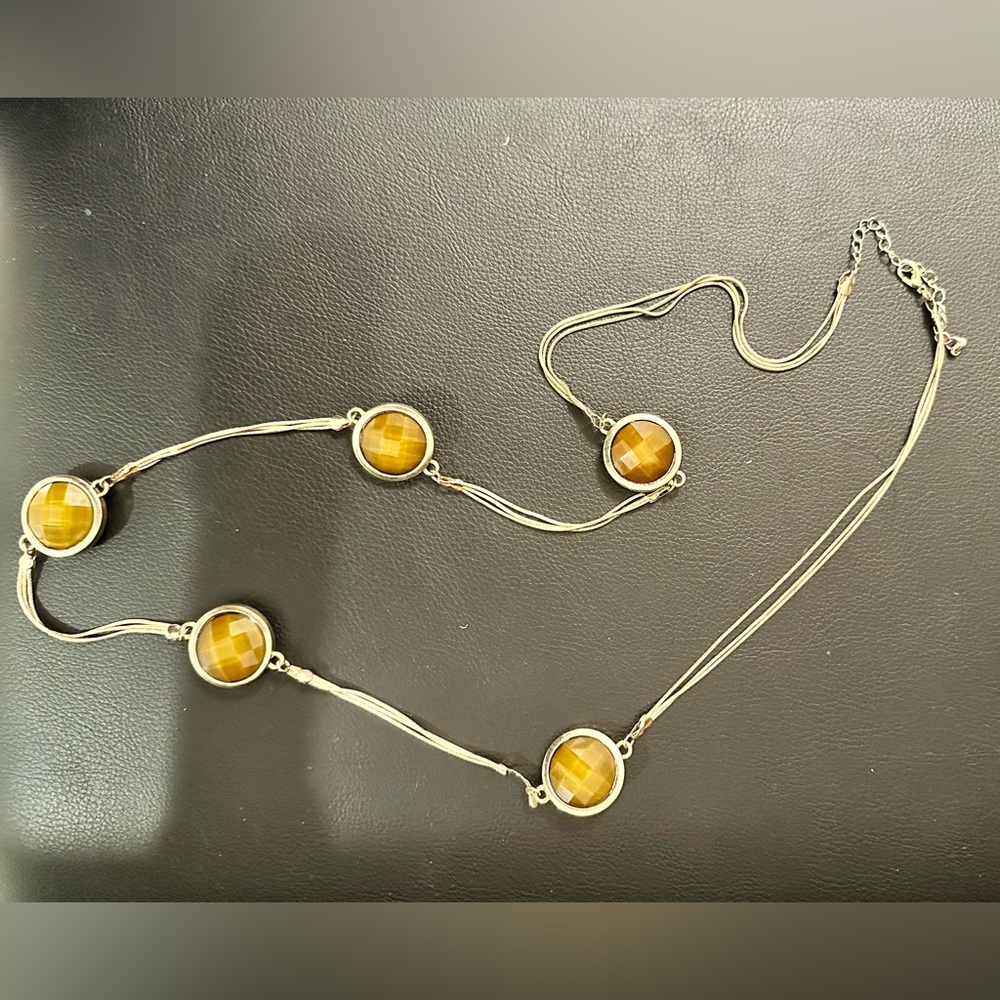 Elegant Gold and Silver Necklace
